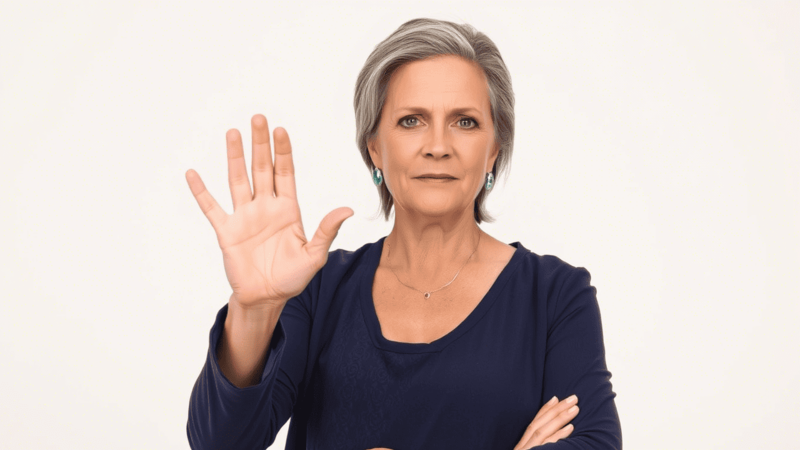 Persona empoderada por poner límites sanos